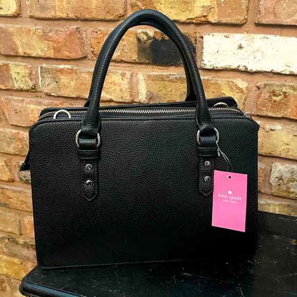 NWT KATE SPADE NEW YORK LEATHER SATCHEL - Picture 2 of 16